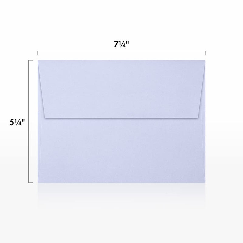 LUXPaper A7 Invitation Envelopes | Peel & Press | 5 1/4" x 7 1/4" | Lilac Purple | 80lb. Text | 50 Qty. - Image 3